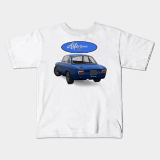 ALFA ROMEO GTA Blue Back Kids T-Shirt